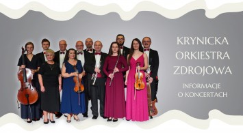 Informacja o koncertach Krynickiej Orkiestry Zdrojowej - Czerwiec