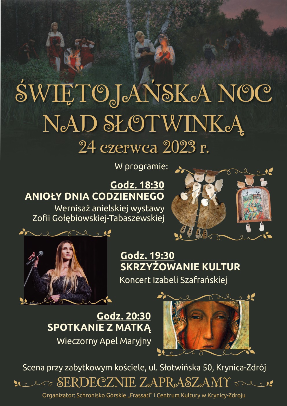 plakat swietojanska noc nad slotwinka