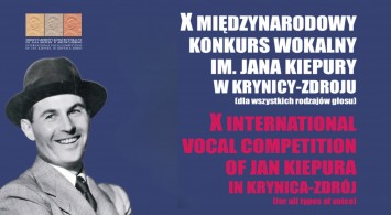 X Międzynarodowy Konkurs Wokalny im. Jana Kiepury w Krynicy-Zdroju
