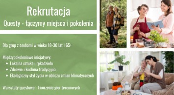 Rekrutacja Questy - łączymy miejsca i pokolenia