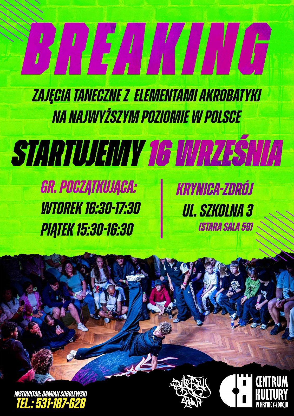 Plakat Breakdance.