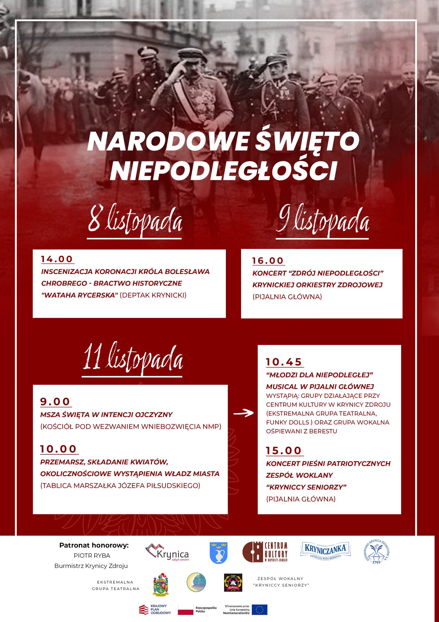 Obchody Święta Niepodległości.CK KRYNICA.2025.