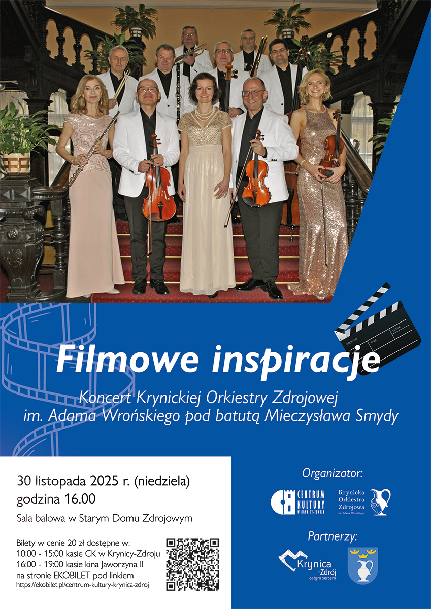 Krynicka Orskistra Zdrojowa. Koncert. Filmowe Inspiracje