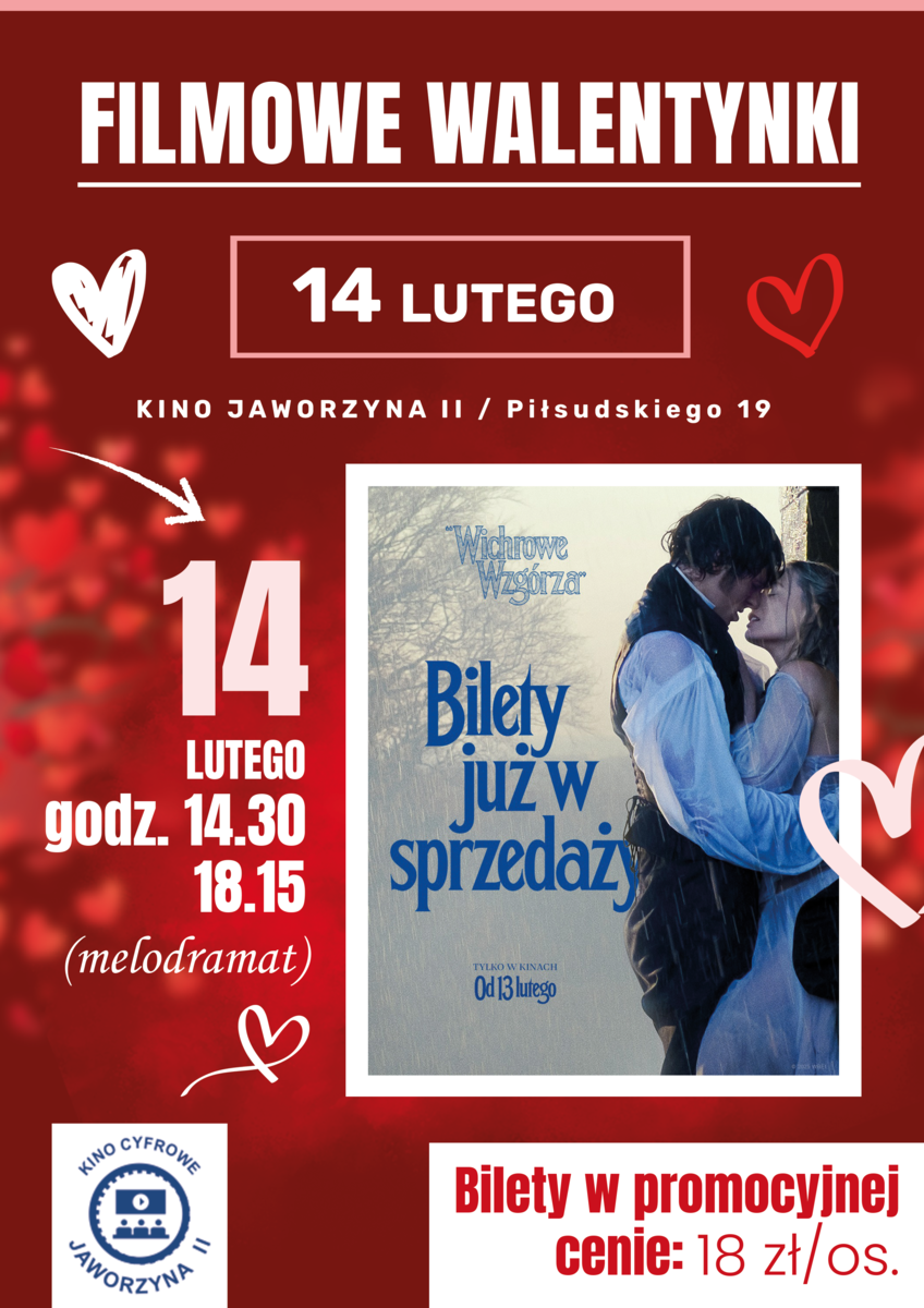 Plakat Kino. Walentynki. 1200x800