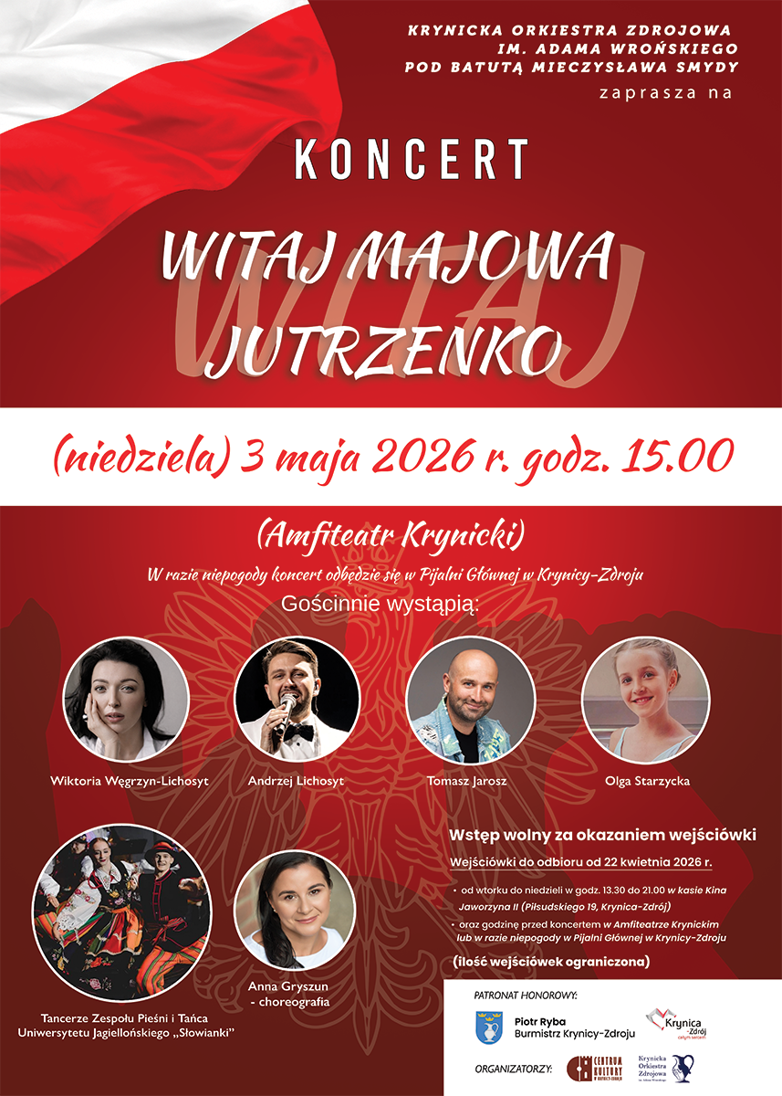 KOZ. Witaj Majowa Jutrzenko. Format B2. 1200x800.