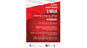 235. rocznica uchwalenia Konstytucji 3 maja. Obchody w Krynicy-Zdroju.