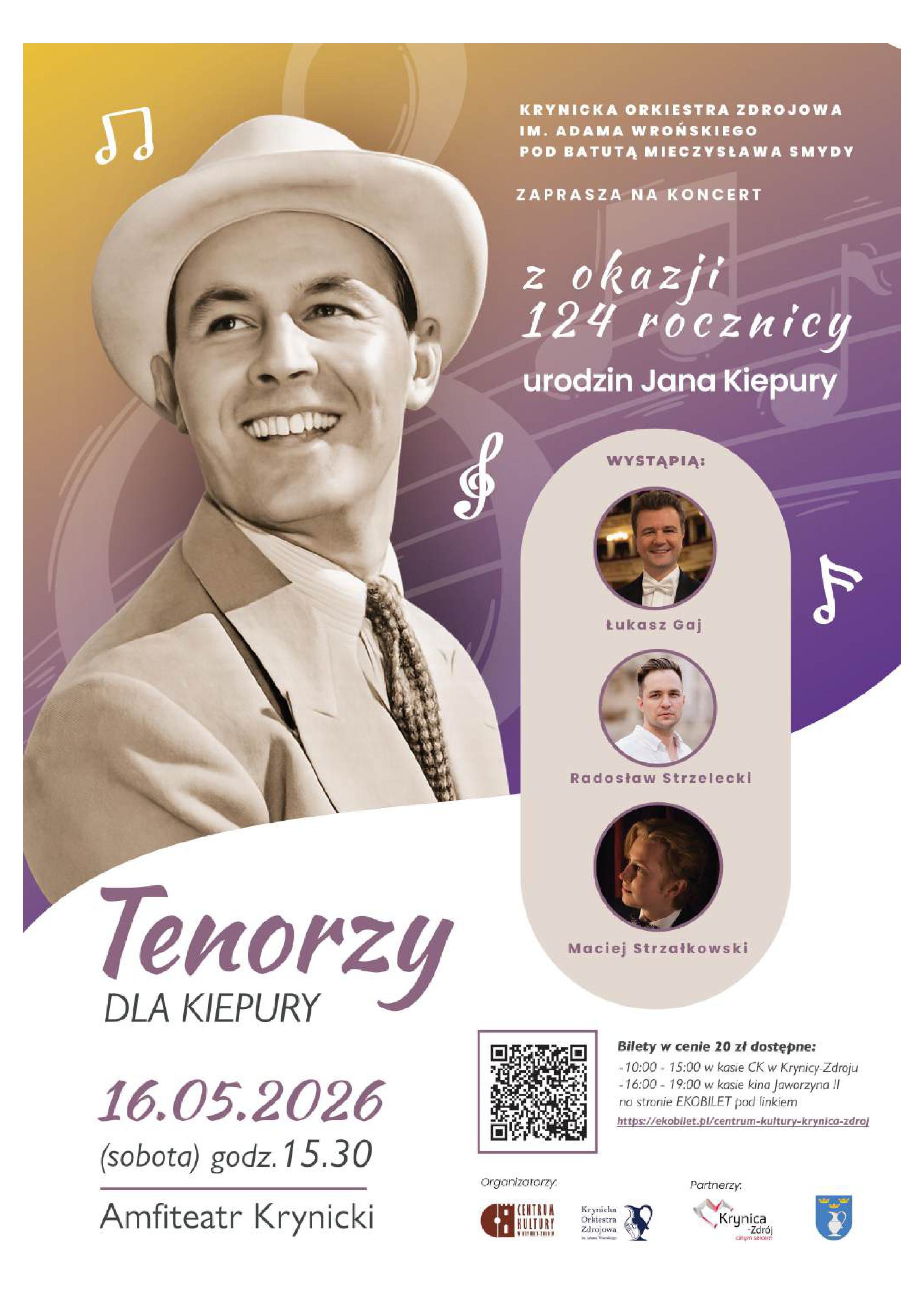 Koncert tenorzy dla Kiepury. Centrum Kultury w Krynicy-Zdroju.-skompresowany