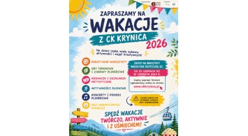 Wakacje z Centrum Kultury w Krynicy-Zdroju  2026.