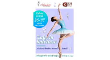Oferta zajęć baletowych 2026/2027. Trwają zapisy.