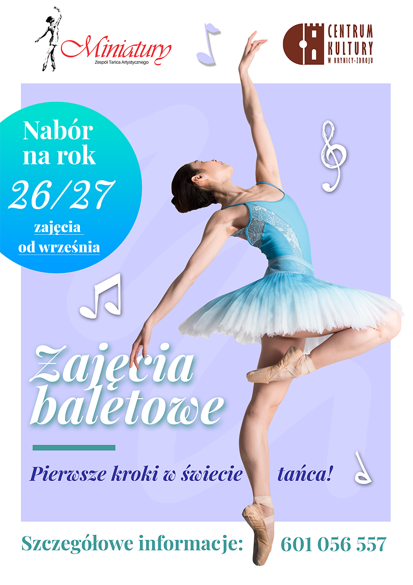 Zajęcia baletowe. 2026 i 2027. 1200x800
