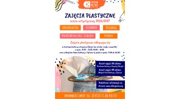 Oferta zajęć plastycznych 2026/2027. Trwają zapisy.