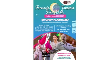 Formacja Taneczna Funky Dolls - grupa najstrasza. Trwają zapisy na rok 2026/2027. 